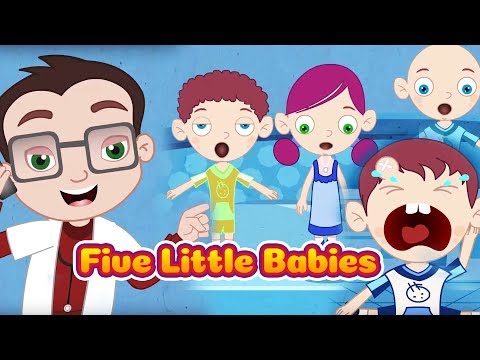 Five Little Babies | Nursery Rhymes and Songs For Children | Kids Video