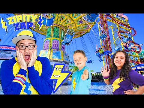 Fun Amusement Park Adventure For Kids | Scavenger Hunt, Rides, and Bravery!