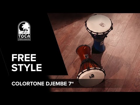 Джембе TOCA Freestyle II Colorsound TFCDJ-7MG (7") Metallic Green - фото 1 - id-p2978239756