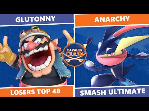 Cavalier Clash 7: Losers Top 48 - Glutonny (Wario) Vs. Anarchy (Greninja) SSBU
