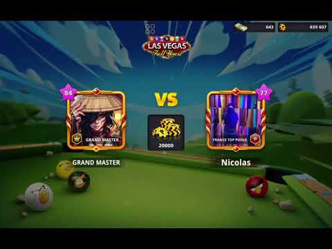 🔴Nicolas VS GRAND MASTER - 8 Ball Pool #8ballpool #trickshots #game #gaming #games #tournament