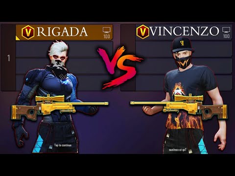 VINCENZO VS RIGADA ONLY AWM / AWM VS AWM - WHO IS THE LEGEND