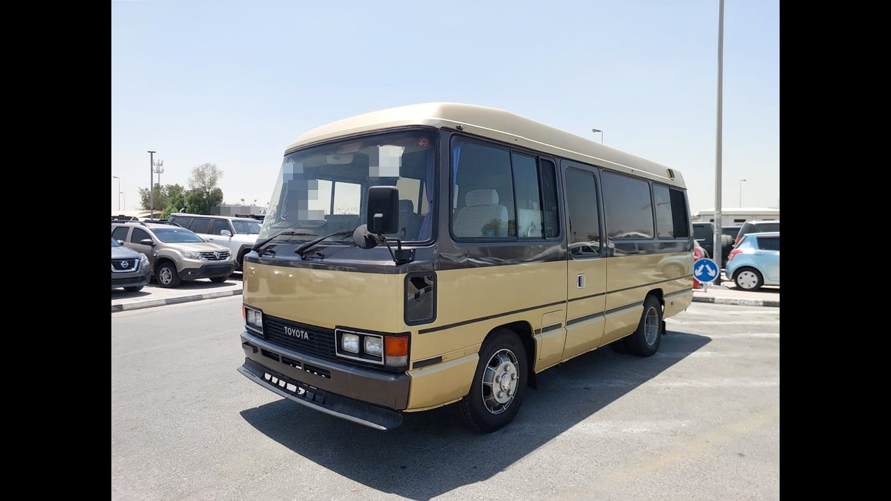 تويوتا كوستر 1992 TOYOTA COASTER BUS RHD DIESEL AUTOMATIC(PM01089) video
