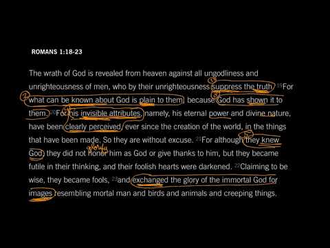 What Can Be Known About God: Romans 1:18–23