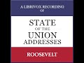 State of the Union Addresses by United States Presidents (1934 - 1945) by Franklin D. Roosevelt