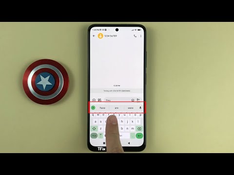 How to enable/disable Suggest next word when typing on Xiaomi Redmi Note 11 Android 12