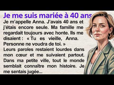 I Met My Husband at 40 ❤️ | Emotional French Story (A1–A2) | Learn French for Beginners