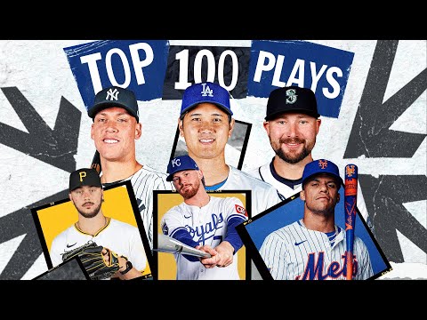 MLB's Top 100 Plays + Moments of 2025! (Ft. highlights from Shohei Ohtani, Aaron Judge & MORE)