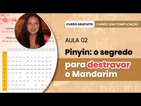 [Curso RÁPIDO de Mandarim] Aula 02 - A romanização do chinês: PINYIN