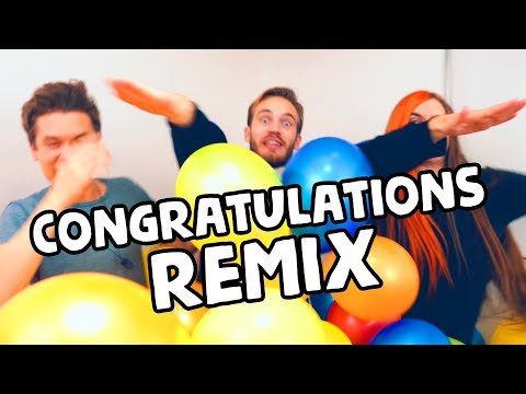 PewDiePie - Congratulations (Remix) [with Lyrics]