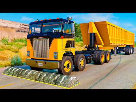 Trucks vs Speed Bumps (Long Video)