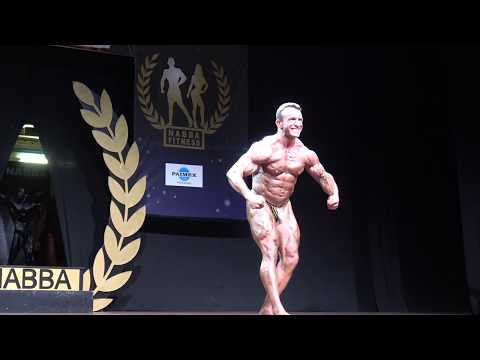 Luca Silvestrini – Competitor No 40– Men Class 2 - NABBA European Championship 2019