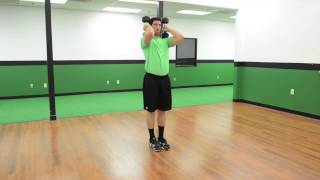 319. Dumbbell Front Lateral Lunge Step
