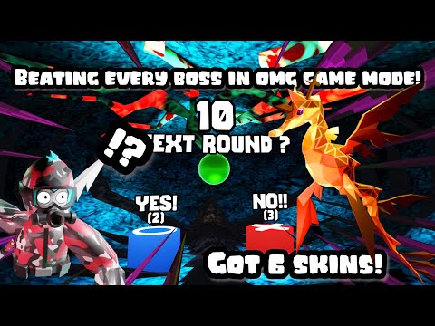 Beating EVERY boss inside of the omg game mode in shark go! (Got 6 skins)