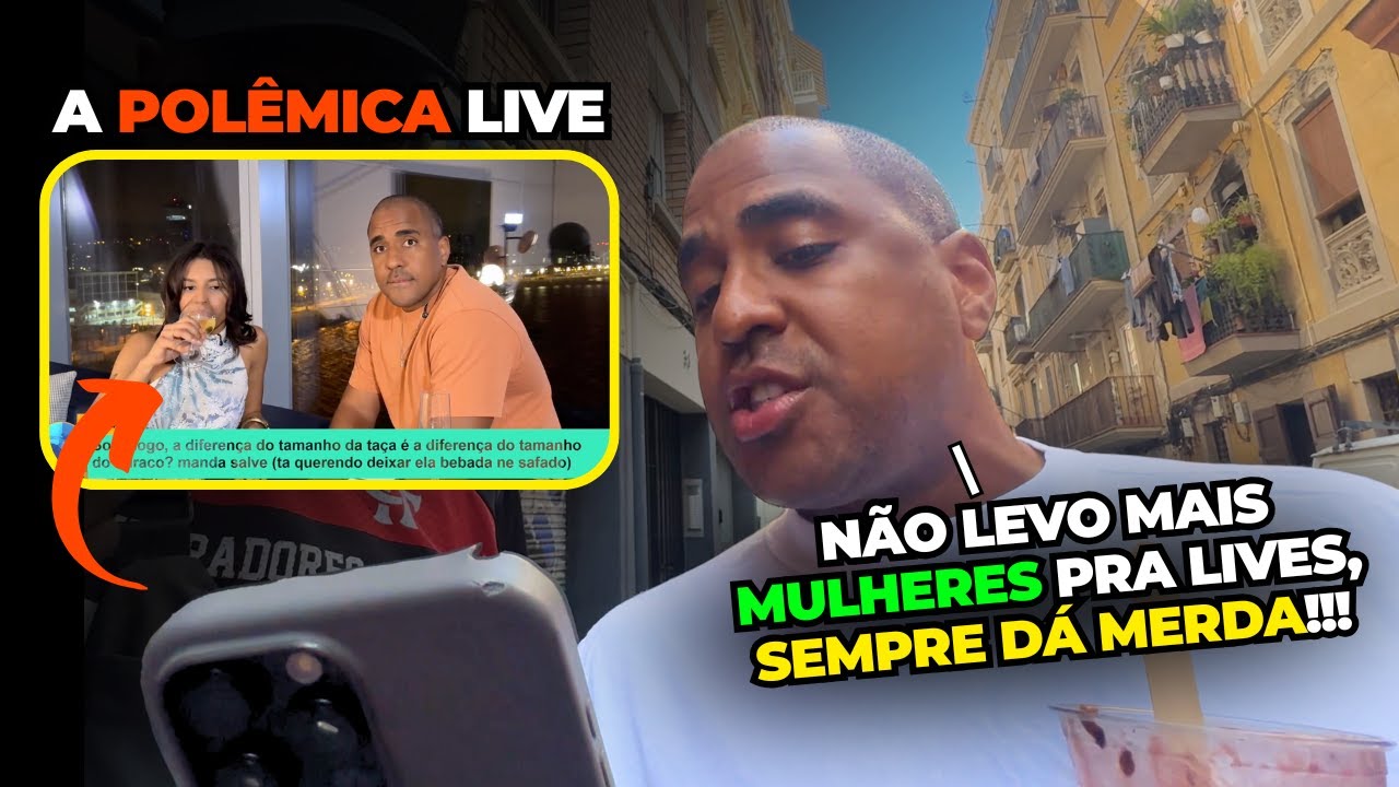 RAIAM NUNCA MAIS FARÁ LIVES COM MULHERES?