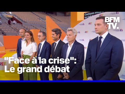 Face à la crise: le grand débat entre les chefs de partis devant les grands patrons français