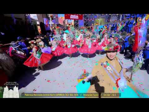 Proyección Murillo  - Poderosa Morenada Central Norte CAPUNUTA SICA SICA 2024  Recepción Social.