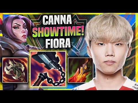 CANNA SHOWTIME WITH FIORA IN EUW SOLOQ! - T1 Canna Plays Fiora TOP vs Riven!