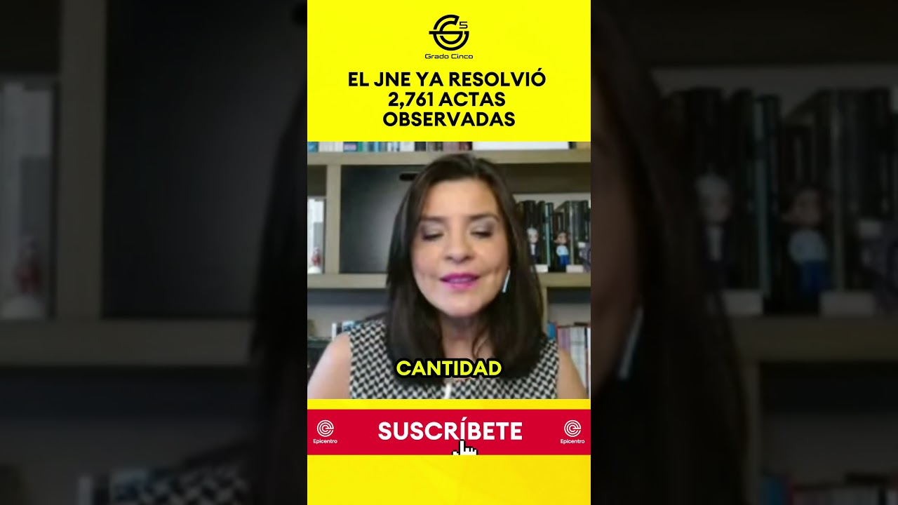 El JNE ya resolvió 2,761 actas observadas