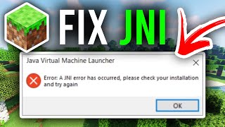 How To Fix A JNI Error Has Occurred On Minecraft (Best Guide) | Java Minecraft Error Fix