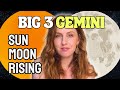 GEMINI Sun, Moon & Rising Sign Differences | Your BIG 3 Explained 2021 | Hannah's Elsewhere