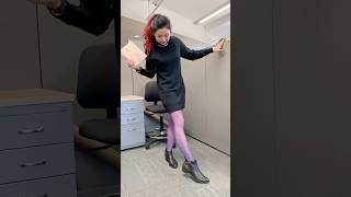 💜 Purple Tights! Trasparenze 20 Den Shiny Nylons Stockings Pantyhose Fashion Outfit Legs Model