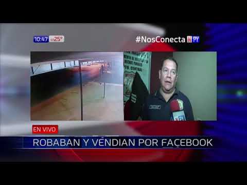 Robaban motos y la vendían por Facebook