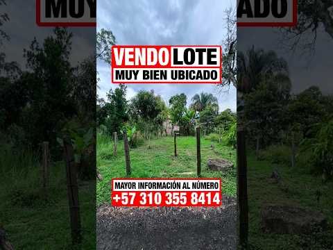 🔥(VENDO) – LOTE DE (230 M²) – ESTÁ MUY BIEN UBICADO🔥Mayor información al: (+57) 310 355 8414🔥