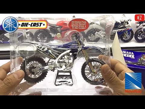 Unboxing New Ray 1:12 JGRMX Yamaha YZ450F 2015 Justin Barcia | Dnation's unboxing series