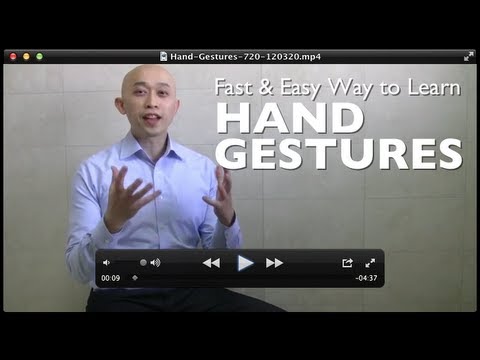 プレゼンテーションでのハンドジェスチャーを学ぶ方法のための迅速かつ簡単な方法 (Fast and Easy Way for How to Learn Hand Gestures in a Presentation)