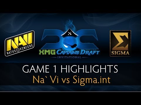 Dota 2 Na`Vi vs Sigma.int - Game 1 Highlights - The XMG Captains Draft Invitational