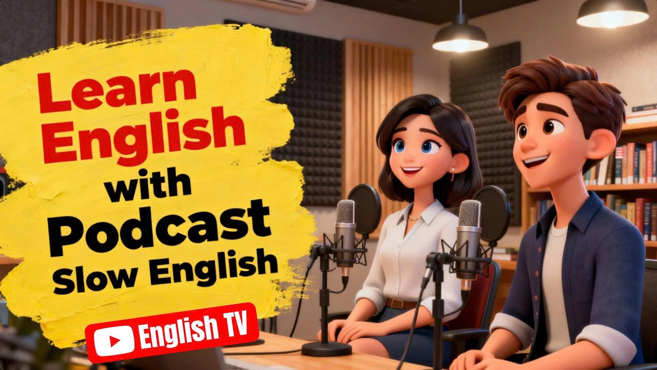 Learn English with Podcast | Slow English Listening & Fluency Practice | English TV ✔