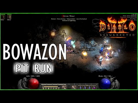 Diablo 2 Resurrected - Windforce Multi Shot Amazon Pit Run