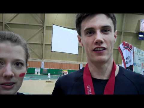 Kyle Boorsma and Rachel Cliff CIS 1500m Champions