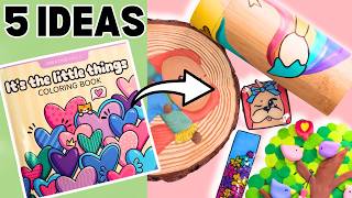 5 Fun COLORING BOOK Ideas