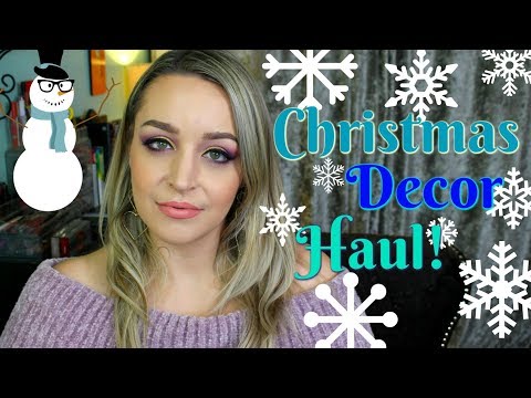 CHRISTMAS DECOR HAUL 2017 ~ Homesense/Homegoods TJ Maxx Winners Hallmark Video