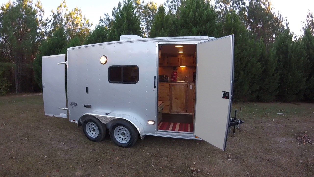 Cargo Trailer Conversion To Camper Cargo Trailer Conversion To Camper