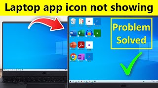 laptop display app not showing | desktop app icon not showing | laptop me desktop icon gayab ho gya