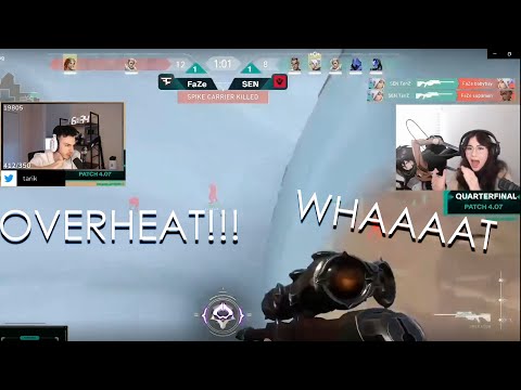 Kyeade & Tarik REACT SEN TenZ INSANE FLICK SHOT l SEN VS FAZE GAME 3