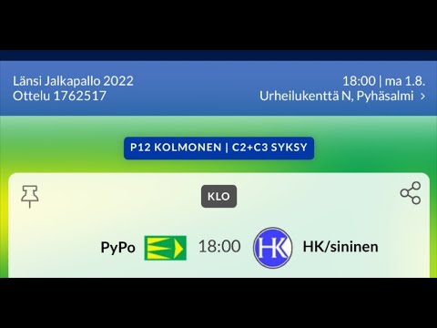 P12 PyPo - HK/sininen