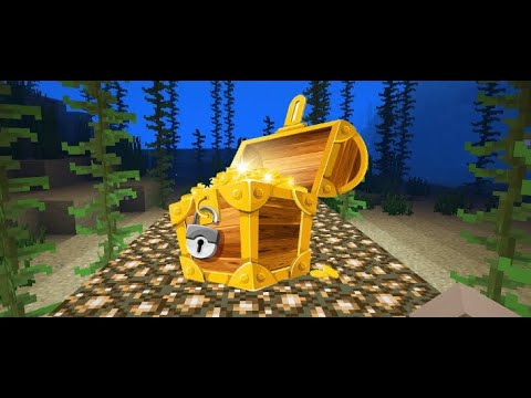 MInecraft Newbie - Again Found Treasure Under water..[Day50] #minecraft #minecraftmemes #minecraftpe