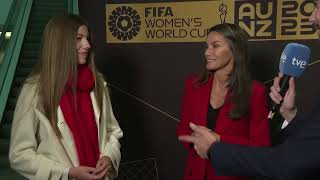 Apoyo de Doña Letizia y su hija Doña Sofía a la selección española de fútbol femnenino