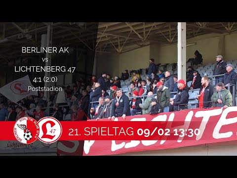 21. Spieltag 2019/20 4:1 (2:0) - Berliner AK - Lichtenberg 47