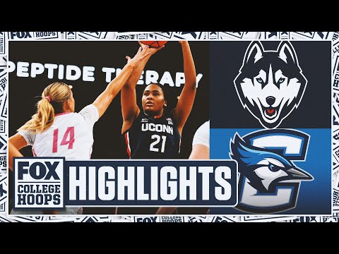 No. 6 UConn Huskies vs. Creighton Bluejays Highlights | FOX College Women's Hoops