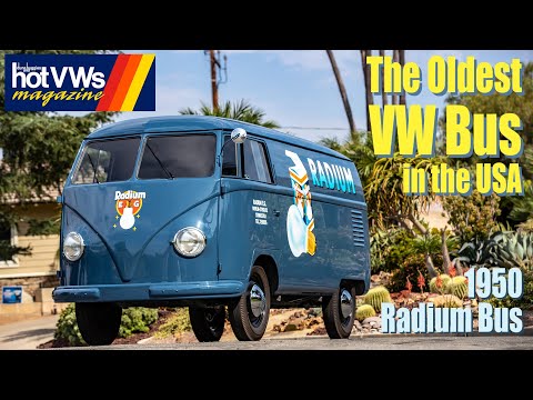 Der älteste VW-Bus in den USA: 1950 Radium Bus (Hot VWs Magazine April 2022 Cover Car)