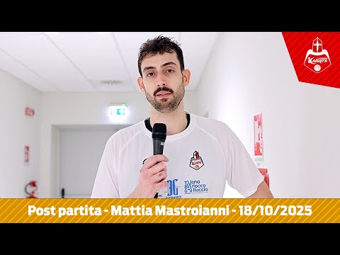 Omegna vs. Legnano post-match | Mattia Mastroianni, October 18, 2025