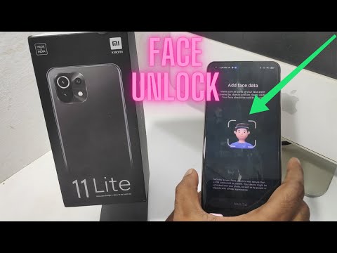 How to add face unlock/remove face unlock in XIAOMI 11 Lite Add Face Unlock XIAOMI Mi 11 Lite