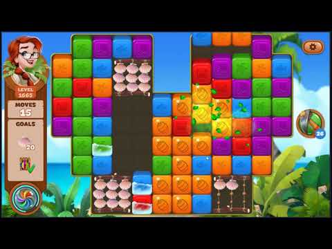 Lost Island Blast Adventure Level 1665 - NO BOOSTERS 🏝️ | SKILLGAMING ✔️