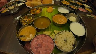 preview picture of video 'Food journey to Taj Mahal Hotel SOUTH INDIAN THALI UNLIMITED .......'