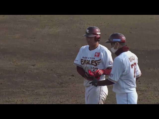 【ファーム】イーグルス・江川侑斗が反撃のタイムリーヒットを放つ!! 2022年4月6日 東北楽天ゴールデンイーグルス 対 読売ジャイアンツ
